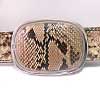 Snake Belt With Silver Buckle Limited Edition ベル
