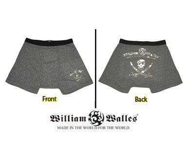 Pirate Skull Gray Boxer Short 下着 / アンダーウェ&