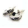 Logo Earring シルバー ピアス