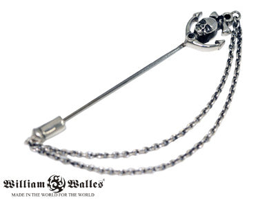 Anchor of Death Sea Skull Lapel Pin ラペルピン