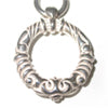 Scroll Ring Top White シルバー ペンダント