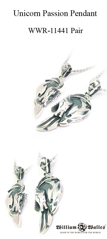 Unicorn Passion Pendant PAIR
