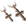 Stone Crucifix Pair Pendant