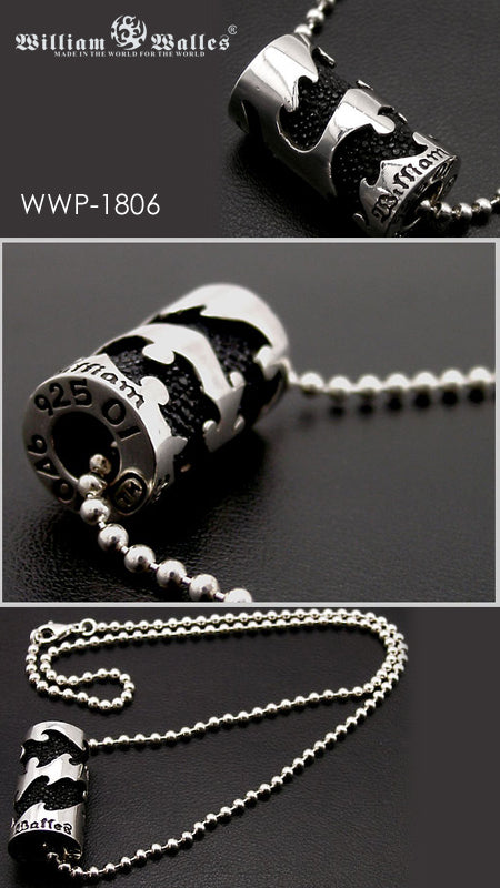 Phoenix Wind Cylinder Top 2 シルバー ペンダント