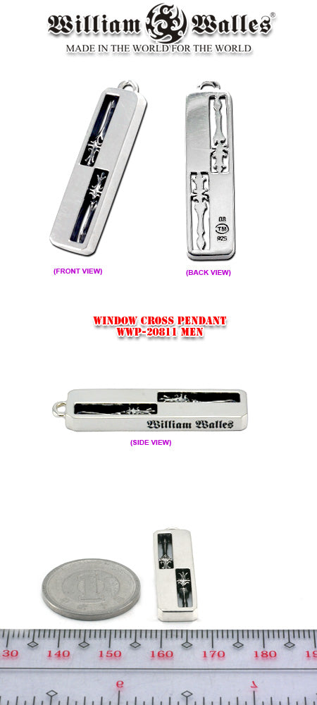 Window Cross Pendant シルバー ペンダント