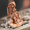 Golden Bell Necklace Pink