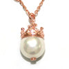 Crown Pearl Charm Pink