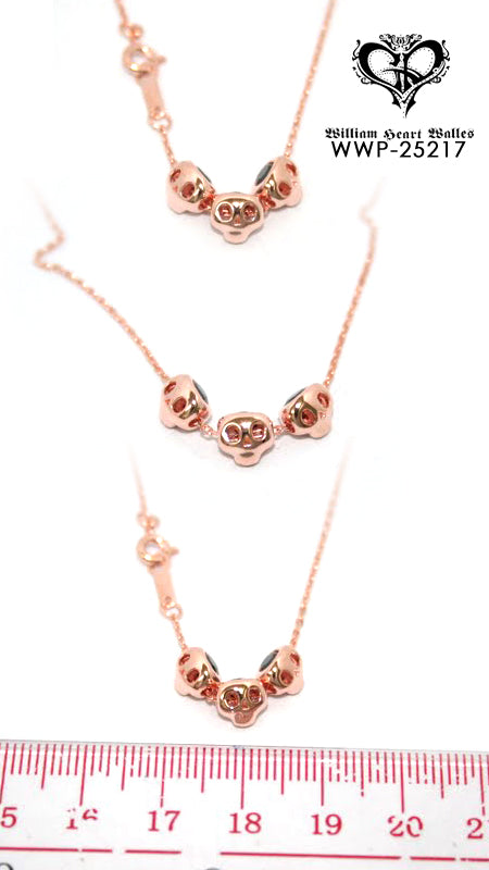 Sally Skull Necklace シルバー ペンダント