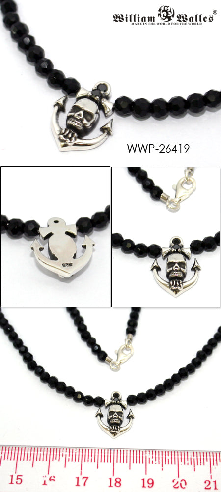 Sailor Skull Necklace スピネル