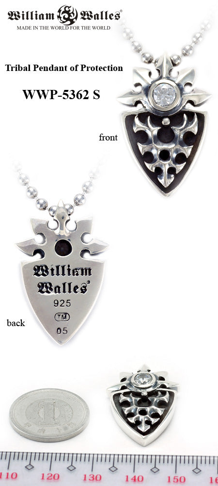 Tribal Pendant of Protection Small シルバー ペン&