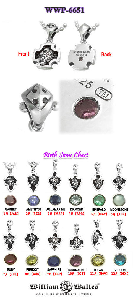 Zodiac Pendant Oct【October】
