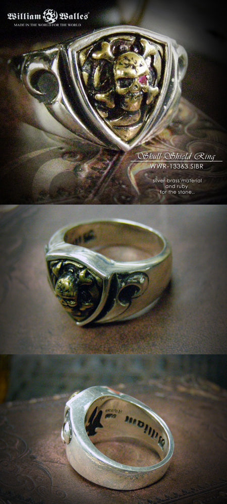 Skull Shield Ring
