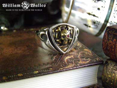 Skull Shield Ring
