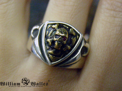 Skull Shield Ring シルバー 指輪 / リング