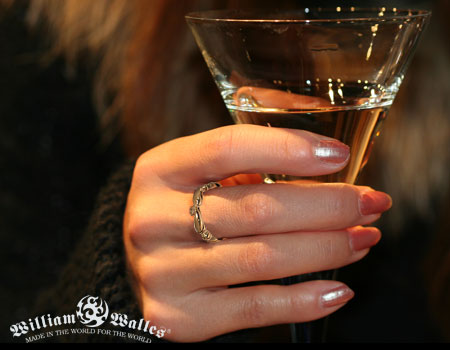 Lovely Pink Silver Ring