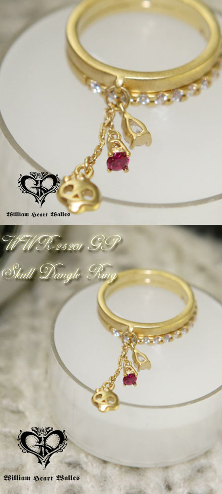 Skull Dangle Ring