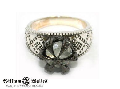 Sebastian Crown Ring BLACK