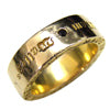 William Logo Gold Ring