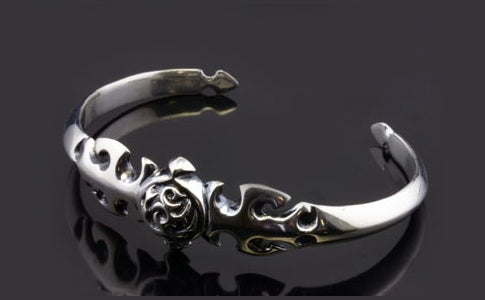 William Rogo Tribal Bracelet シルバー バングル