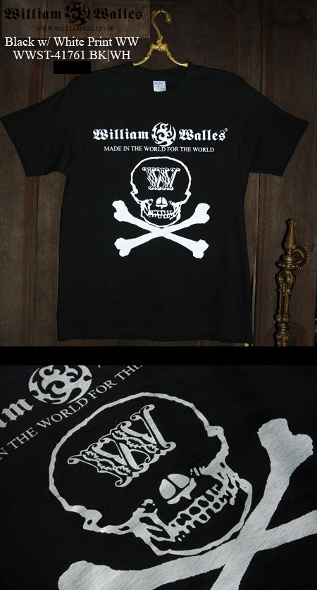 Black with White Print WW Medium