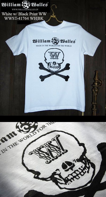 White with Black Print WW Large