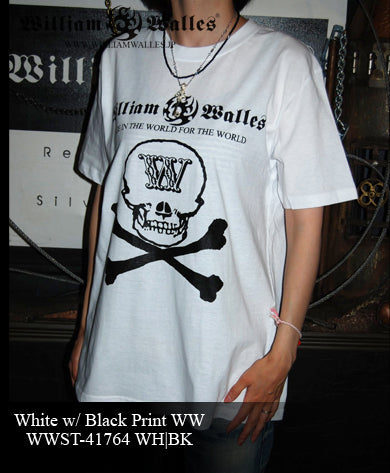 White with Black Print WW Medium