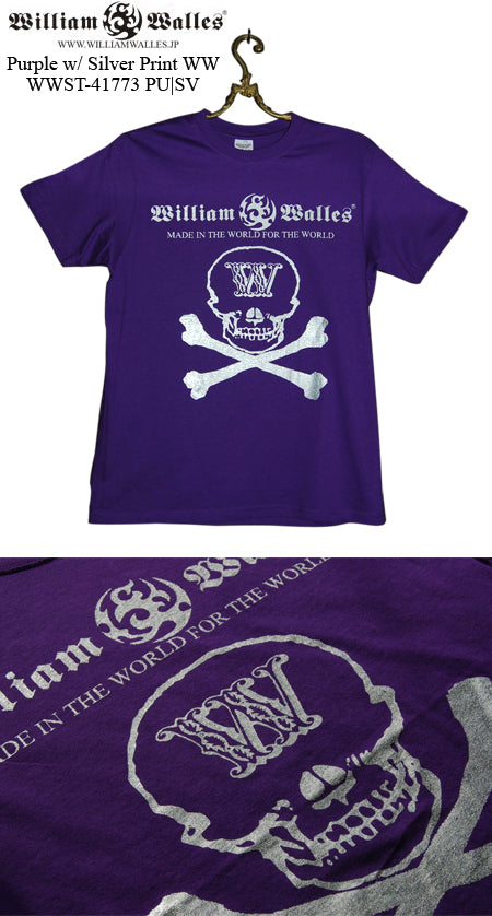 Purple with Silver Print WW Medium