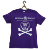 Purple with Silver Print WW Medium