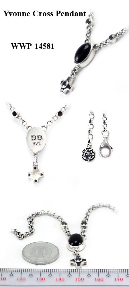 Yvonne Cross Pendant シルバー ペンダント