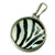 Zebra Resin Pendant シルバー ペンダント