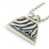 Zebra Resin Pendant シルバー ペンダント