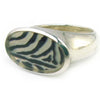 Zebra Resin Ring シルバー 指輪 / リング