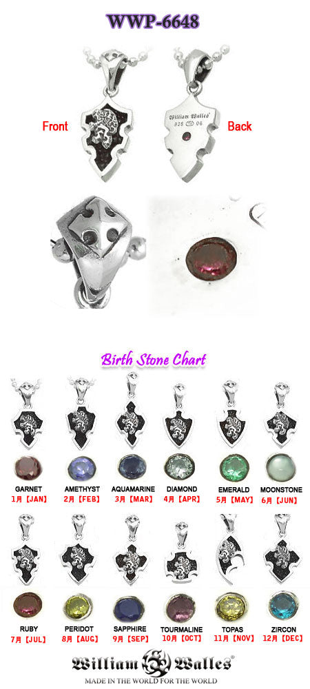 Zodiac Pendant Jul