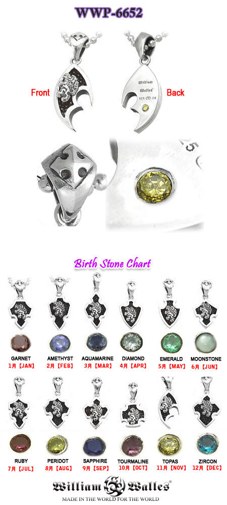 Zodiac Pendant Nov